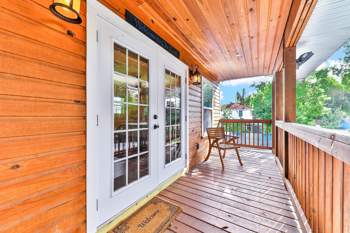 Photo 21 of Ideally located getaway w/ tiki bar, outdoor seating, & brick grill - dogs OK