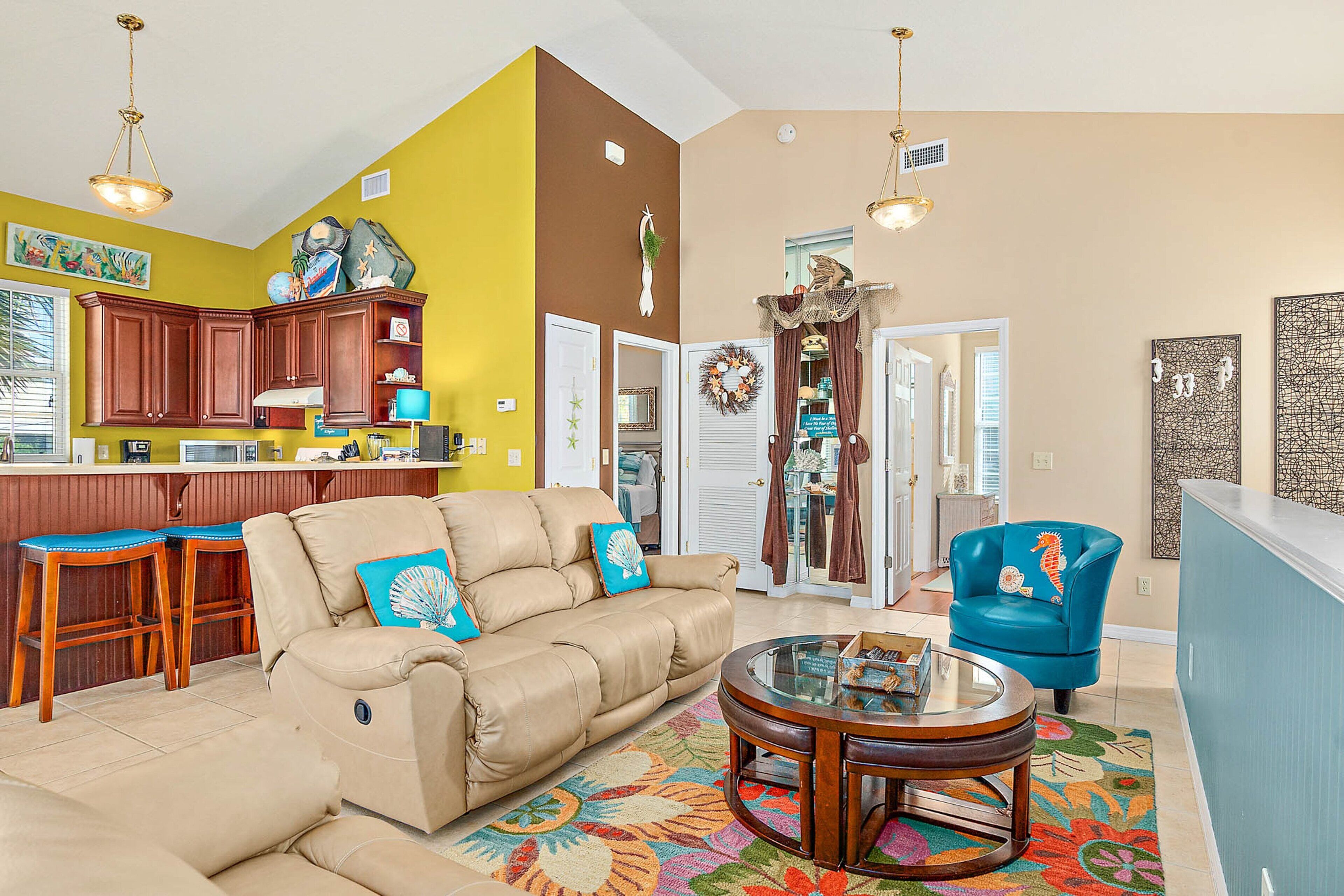 TV, DVD player, books