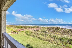 Property grounds - Oceanfront Townhouse with Shared Pools, Ocean View, WiFi, W/D, and Central AC (St. Augustine)