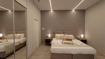 Tinos, Luxury Penthouse | Khu vực làm việc phù hợp cho laptop, phòng cách âm