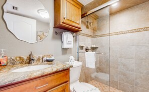 Shower, hair dryer