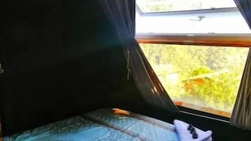 Cabane Classique, patio, vue baie | Wi-Fi gratuit