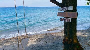 Private beach nearby