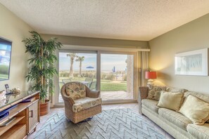 TV, DVD player, books