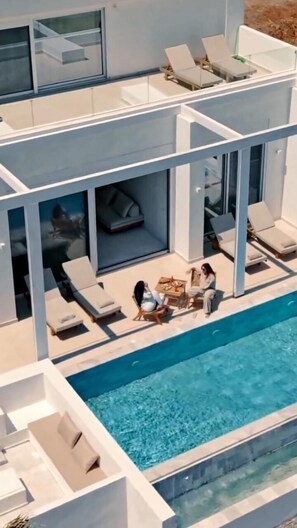 Aerial view - Seadream Villa (Rhodes)