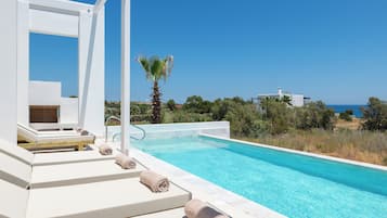 Villa Deluxe, balcón, vistas al mar | Terraza o patio