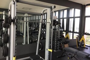 Gym - REVO Aurora Place Pavilion Bukit Jalil Free Park Wi-Fi Washer Dryer (Kuala Lumpur)