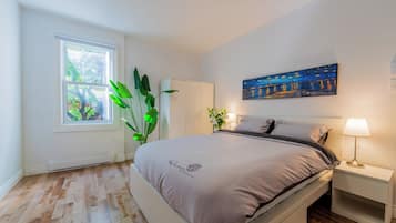 3 chambres, accès à Internet, literie fournie