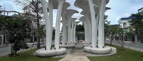 Overnattingsstedets uteområder