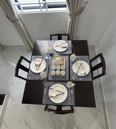 Charming new 4-bedroom townhome in vibrant NE Phnom Penh with AC!