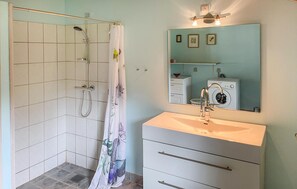 Shower, hair dryer