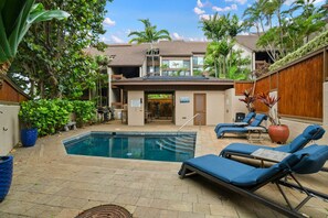 Pool - B2 Poipu Makai Oceanview Retreat | AC & Whales (Poipu)