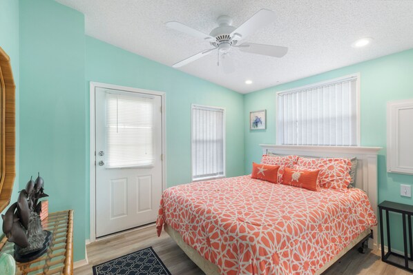 2 bedrooms, iron/ironing board, free WiFi, bed sheets