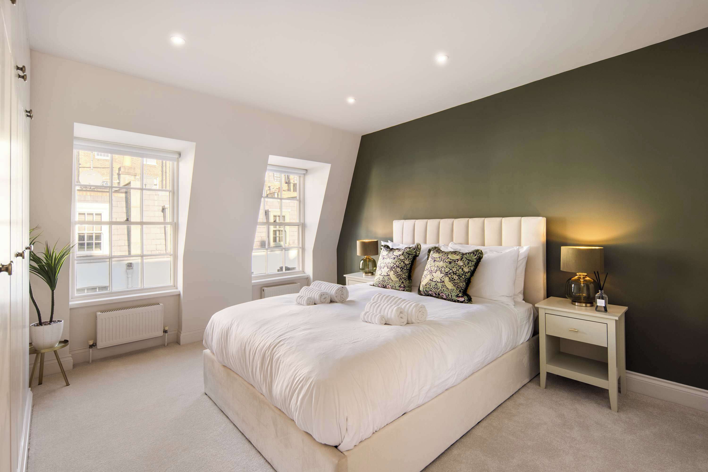 4 bedrooms, iron/ironing board, travel cot, WiFi