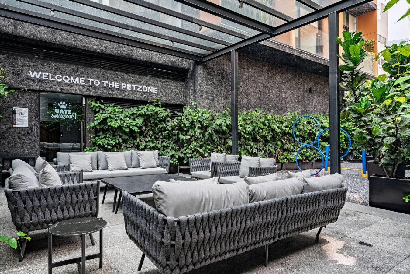 Enceinte de l’hébergement