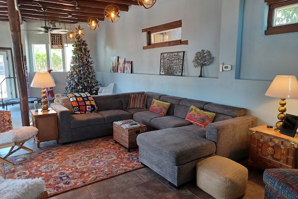Entertainment Area with Roll Out Bed