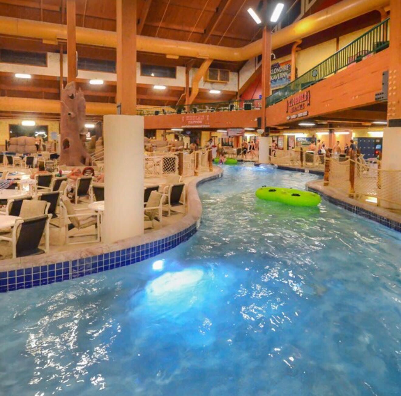 Indoor pool, outdoor pool
