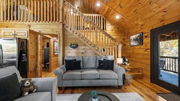 Smart TV, fireplace, video games