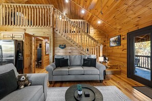 Smart TV, fireplace, video games