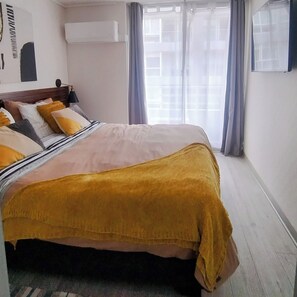 1 bedroom, iron/ironing board, Internet, bed sheets