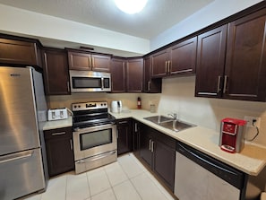 Microwave, dishwasher