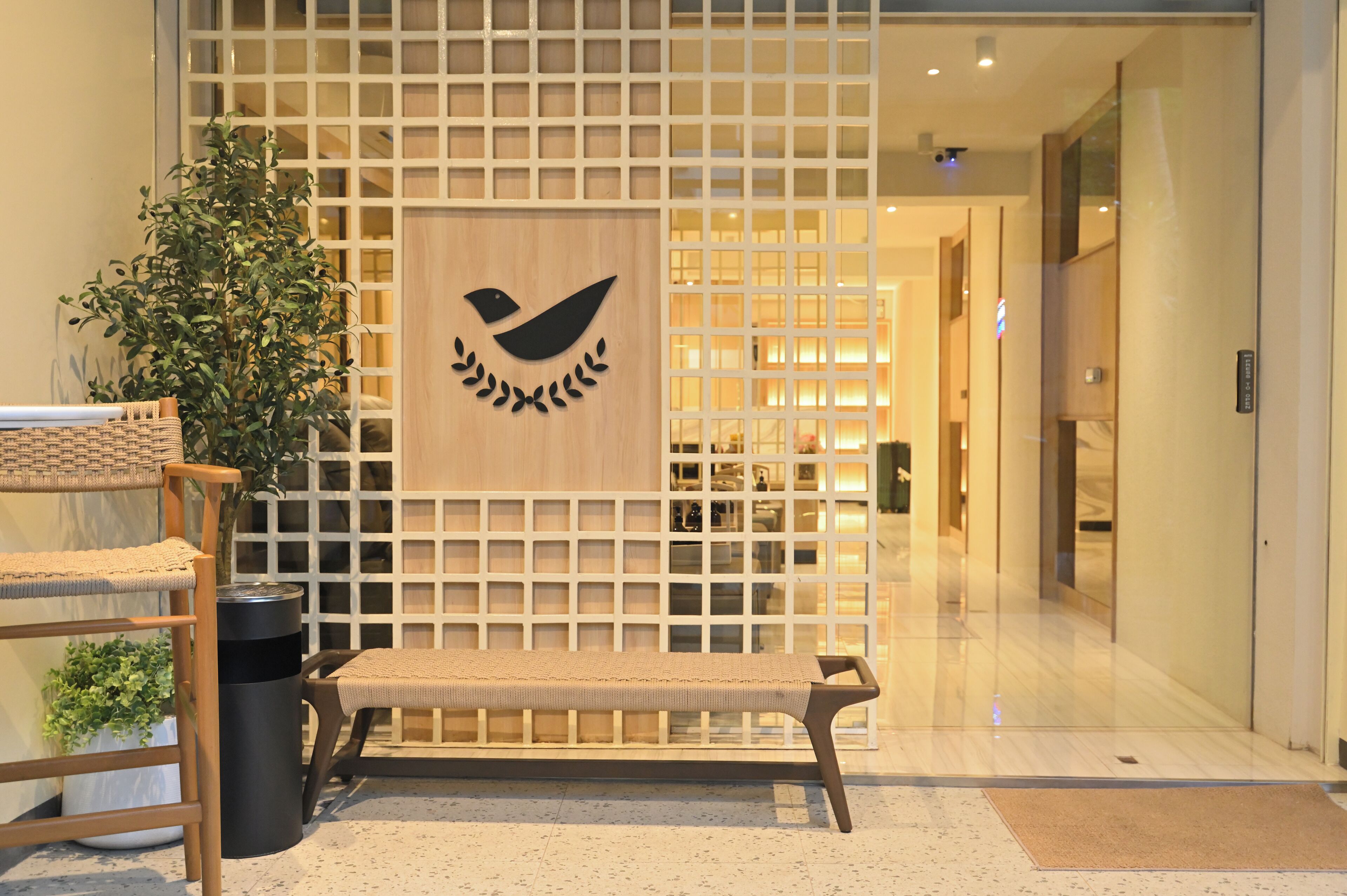 Façade de l’hébergement