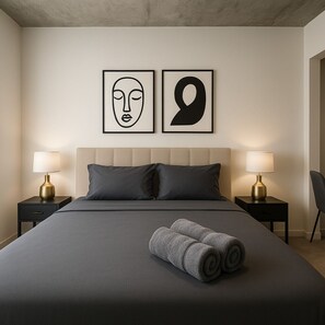 2 bedrooms, desk, iron/ironing board, WiFi