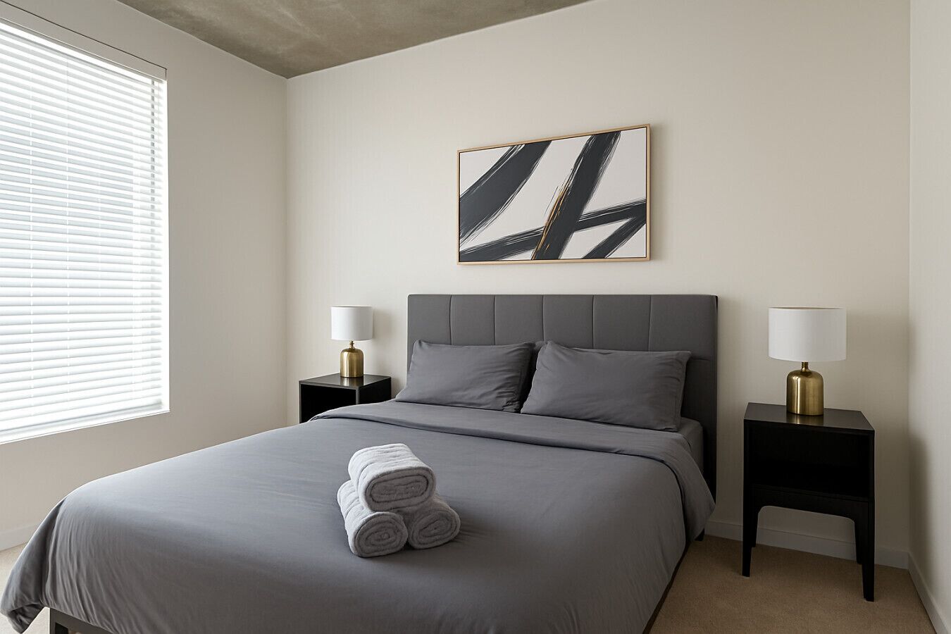 2 soverom, skrivebord, strykejern/-brett og wi-fi