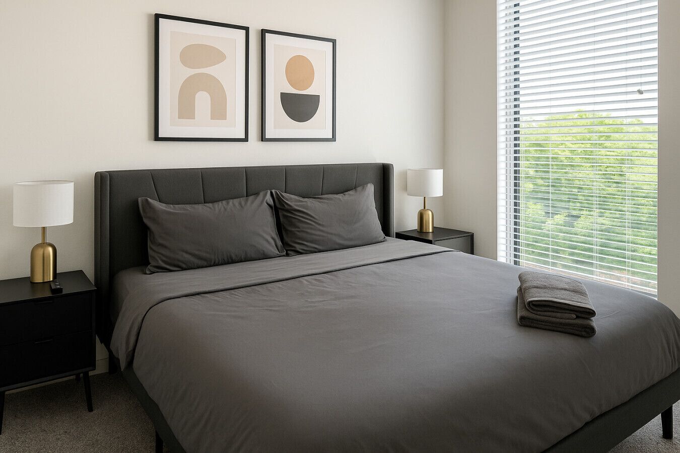 2 habitaciones, escritorio, tabla de planchar con plancha y wifi 