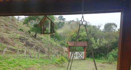 Farm with a stream and trail with access to a waterfall and natural pool.