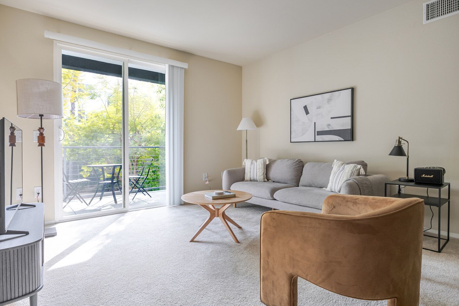 Televisie en een stereo