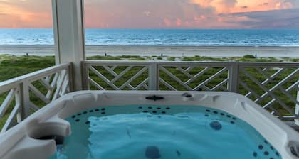 Beachfront + Hot Tub | Game Room + Pets | Sleep 18