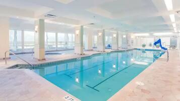 Indoor pool, outdoor pool