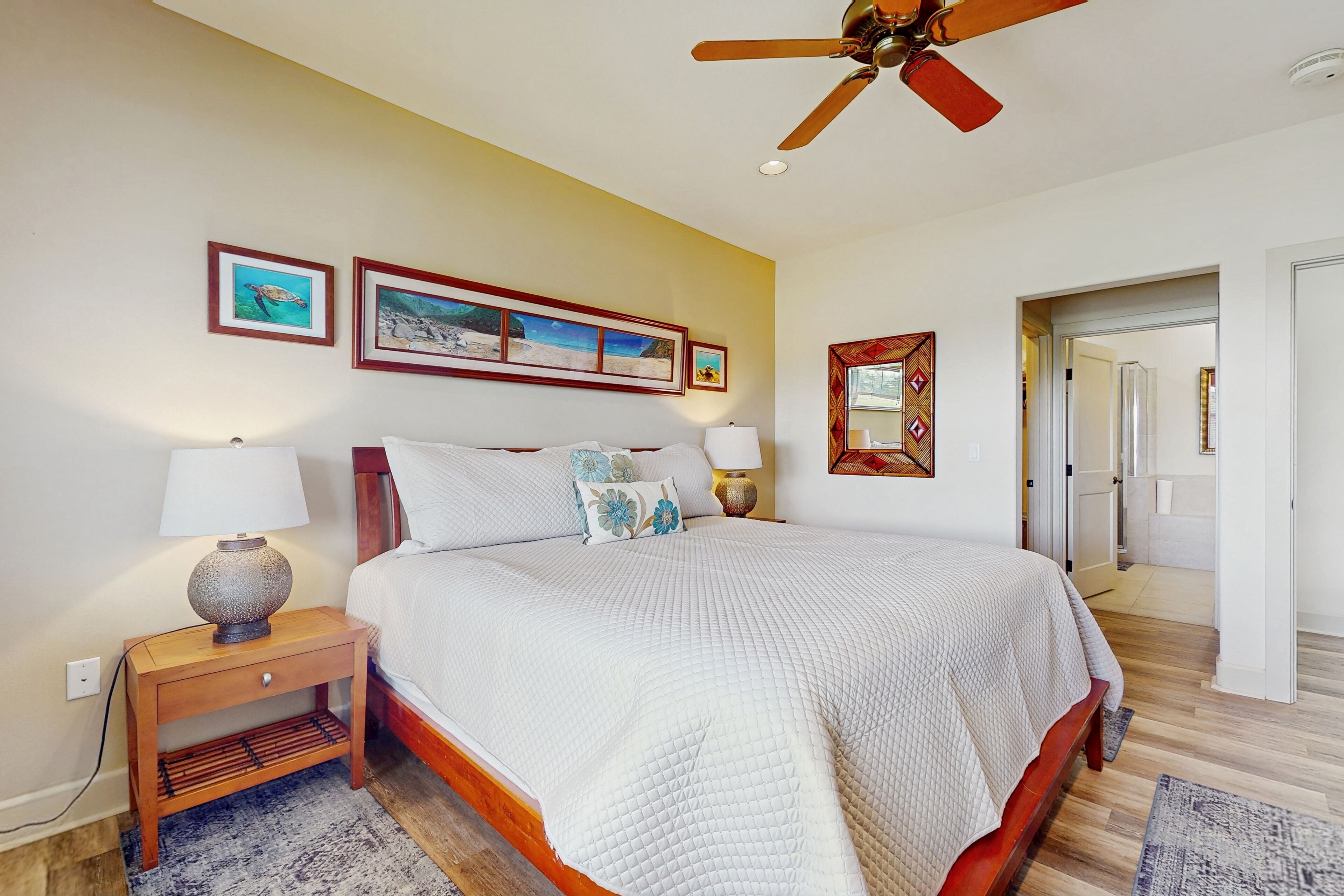 2 bedrooms, internet, bed sheets