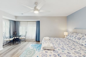1 bedroom, iron/ironing board, Internet, bed sheets
