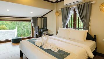 In-room safe, desk, laptop workspace, blackout curtains