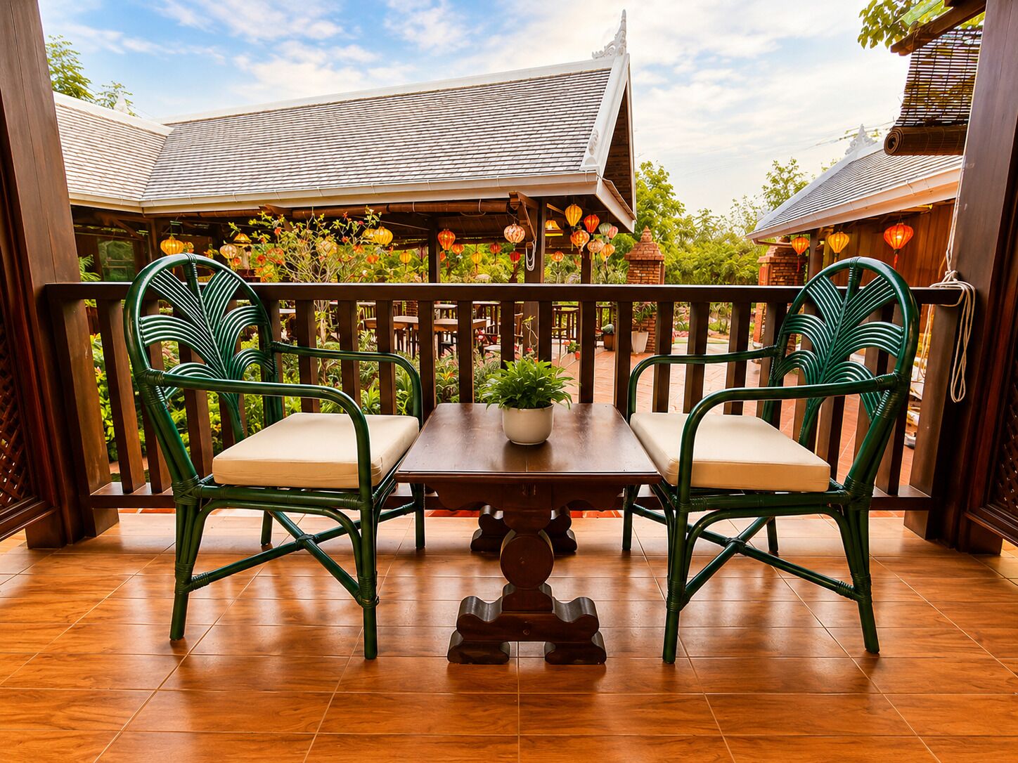 Deluxe Double or Twin Room, Balcony, Garden View | Balcony