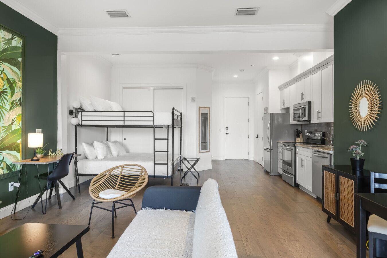 1 Schlafzimmer, Schreibtisch, Bügeleisen/Bügelbrett, WLAN