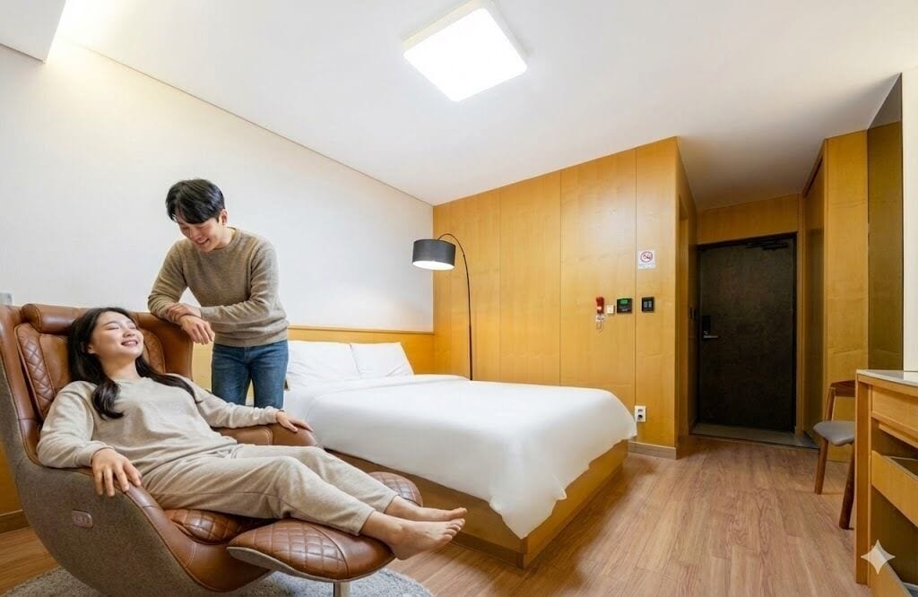 프리미엄 더블룸 | 책상, 노트북 작업 공간, 무료 WiFi