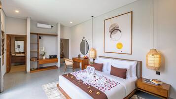 GRAND 1-Bedroom Pool Villa | In-room safe, desk, laptop workspace, free WiFi