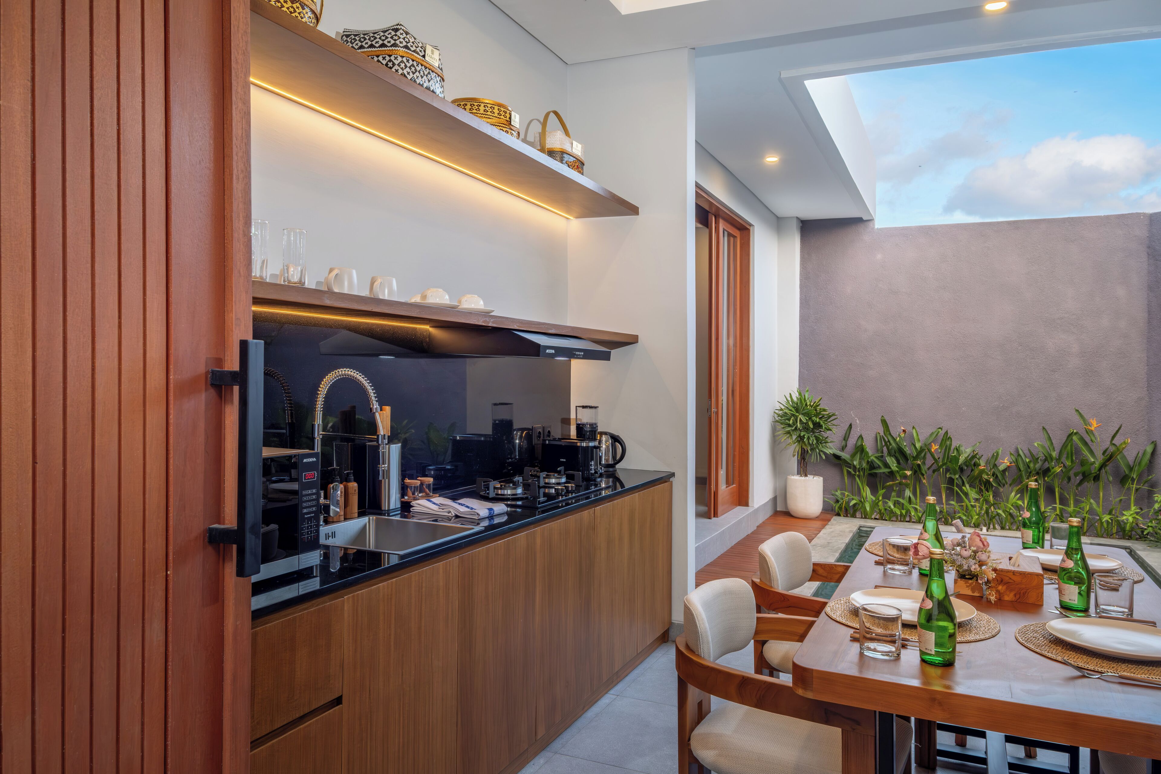 CONNECTING 1-Bedroom Pool Villa | Living area | 42-inch flat-screen TV with digital channels, Netflix