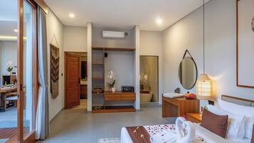 1-Bedroom Pool Villa | In-room safe, desk, laptop workspace, free WiFi