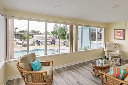 Canal-Front Retreat w/ Boat Dock on Merritt Island
