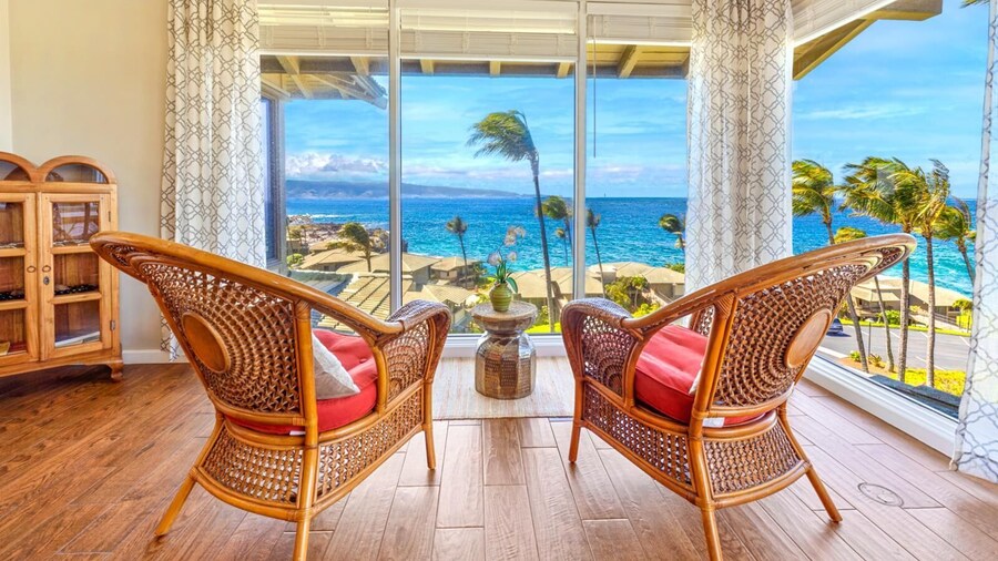 NEW KBM Resorts Free CAR Kapalua Bay Villas Ocean View 1-bedroom Condo Steps to Beach With Spacious Lanai! Kbv-24g3