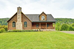 Exterior - Game Room + Fire Pit: Sprawling Westfield Retreat! (Westfield)