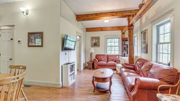 TV, books, video library