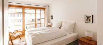 Apartment Stubn Laubenstein 90 sqm, 3 bedrooms, living room with sofa bed and balcony