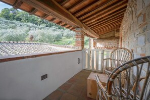 Terrace/patio - Villa Torre With Pool And Ac (Poggibonsi)