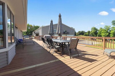 Grass Lake 8BR Retreat w Games & Fire Pit