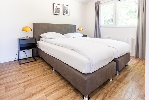 Chalet | 3 slaapkamers, individueel gemeubileerd, beddengoed